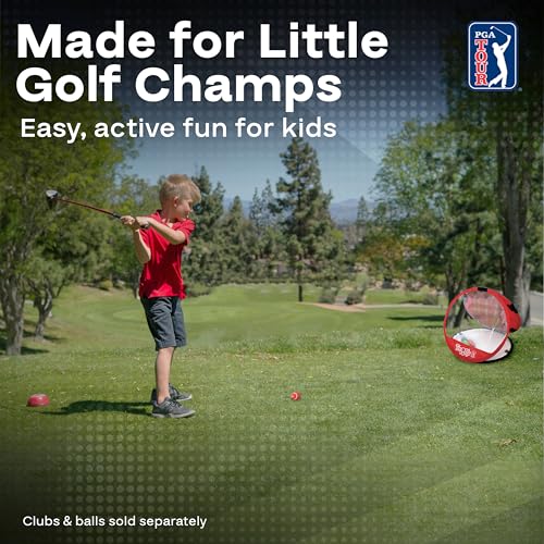 PGA Tour Golf Practice Aids By Golfgen: Premium Chipping Nets, Putting Rings, & Targets, Indoor & Outdoor Training, Improve Accuracy & Control, Master Putting and Chipping, Portable for On The Go