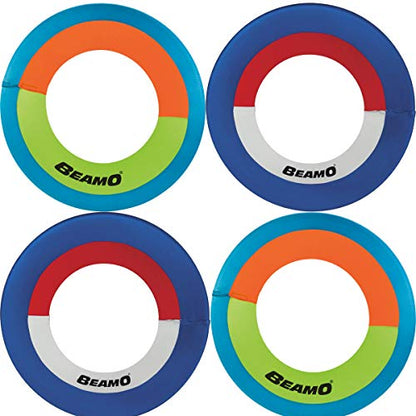 Star Magic Beamo Woosh Frisbee Flying Disc 20” (Four Beamo Random Colors) - size: 4 Pack