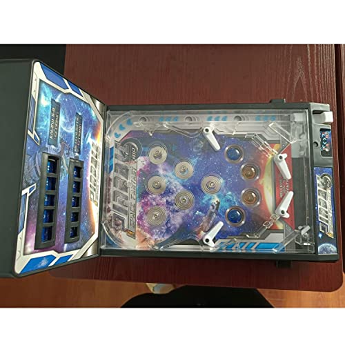 Mini Pinball Game Set for Kids & Adults, Electronic Table Arcade Pinball 24.5 * 42 * 27CM Classic Pinball Machine Toy with LCD Screen, Light and Sound Effects