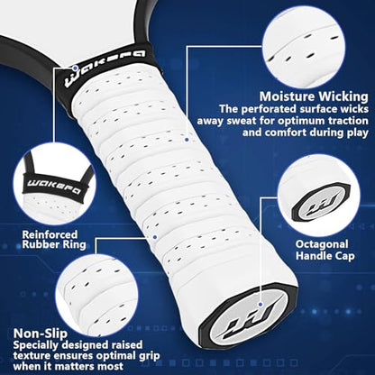 Pickleball Paddles Set of 4,USAPA Approved Friction Surface, Premium Pickleball Paddles with 4 Pack Paddles 4 Balls 1 Pickleball Bag, Pickleball Set Gift for Men and Women