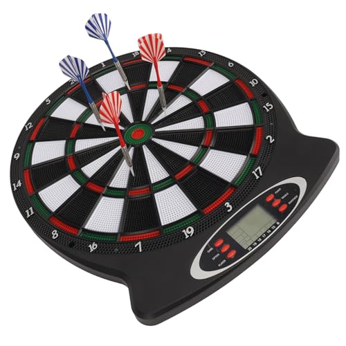 SUNGOOYUE Electronic Dartboard, Built in High Resistance Capacitance Technology Auto Scoring Board Set with and Multiplayer Mode, for Family Office Entertainment