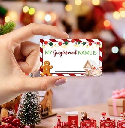 Christmas Party Decorations-Christmas Decorations-Christmas Party Games-What is Your Gingerbread Name? - style: Christmas 1