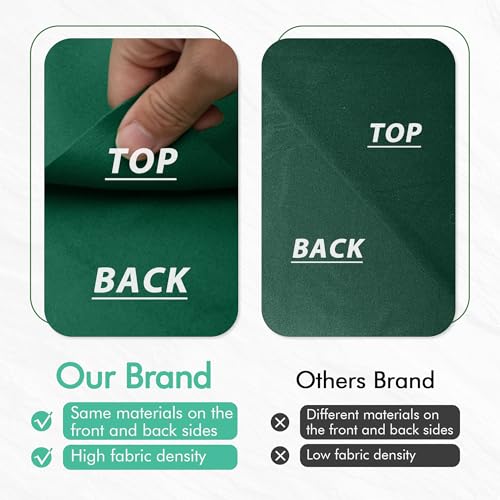 Pool Table Felt and Bumper Kit Felt for Billiard Cloth with Pool Table Bumpers and Cushions Facing, 6 Pcs Cloth Strips and Staple Remover - color: Drak Green, size: 8.5FT Over Size + 48'' Bumpers