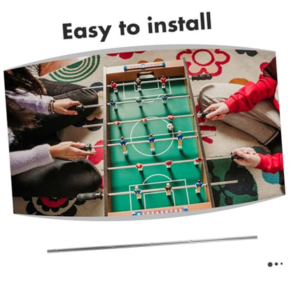 2pcs Foosball Table Handles Replacement Rods for Soccer -Saving Design Easy to Operate and Game