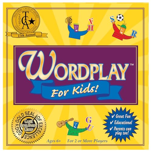 Wordplay for Kids — A Fast-Paced, Award-Winning Game Filled with Fun Word Challenges — Great for the Whole Family, Ages 6 & Up
