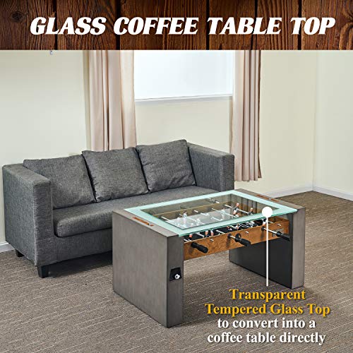 Barrington Foosball Multiple Styles Soccer Foosball Tables, Durable & Stylish Designs with Tabletop Sports Soccer Balls, Perfect for Family Game Rooms - style: 40 In. Urban Coffee Table