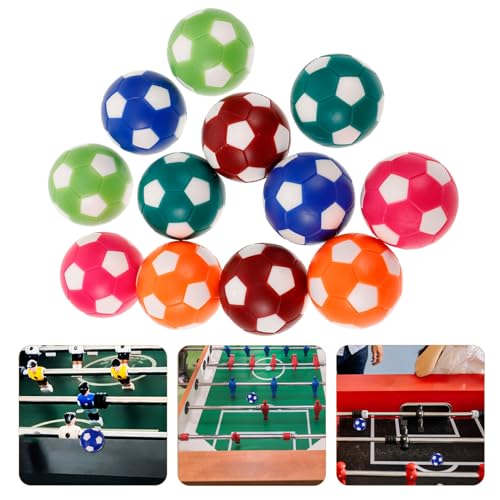 WOONEKY Foosball Table Balls 12pcs Mini Soccer Balls for Boys and Girls Table Football Games
