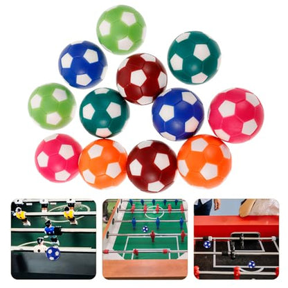 WOONEKY Foosball Table Balls 12pcs Mini Soccer Balls for Boys and Girls Table Football Games