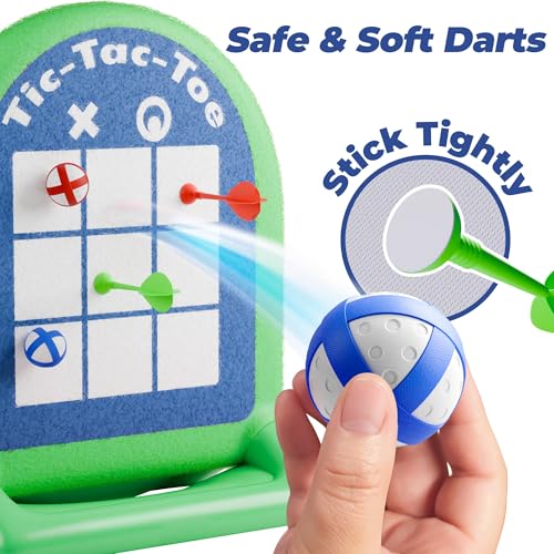 Funscape Kids Inflatable Tic-Tac-Toe Pool Toy, Fun Swimming Pool Soft Ball Toss Game, Outdoor Yard Water Target Sports Activity, Cool Summer Beach Party Gift 3 4 5 6 7 8 Yr Boy Girl Child-Tic-Tac-Toe - style: Tic-Tac-Toe