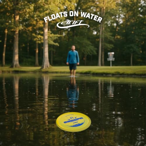 Dynamic Discs Drift EMAC Judge Disc Golf Putter | Beginner Friendly Stable Putter Disc | Lightweight & Floats in Water | Grippy Base Plastic | 120-130g (Colors May Vary) - color: Yellow
