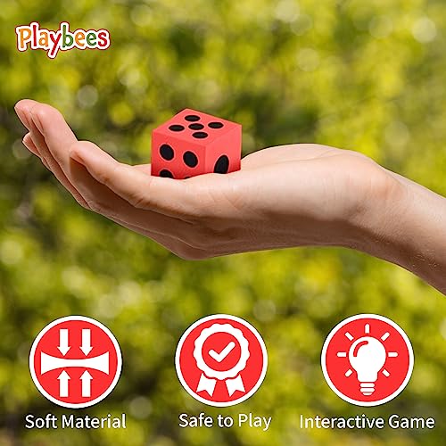 Big Foam Dice Set - 48-Pack, Jumbo, and Colorful Dice for Kids - Ideal for Boosting Math Skil in The Classroom, Great Gifts, and Party Fun - style: 48 Pack