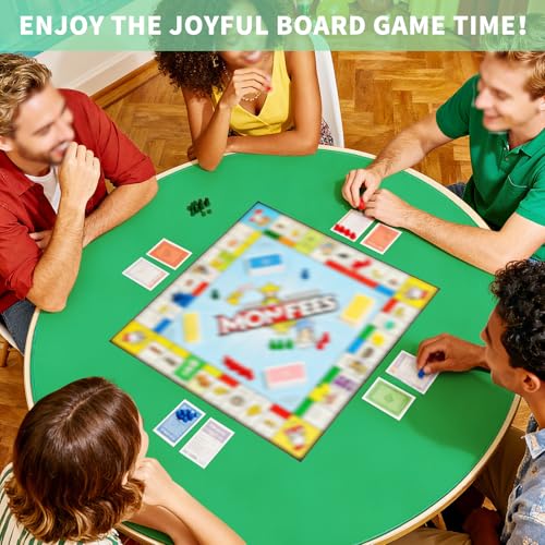 Large Round Tabletop Game Playmat,Rubber Table Mat Suitable for Playing Poker,Card,and Roleplaying Games.(80cmGreen) - color: 80*80*0.2cmgreen, size: 80*80*0.2cm