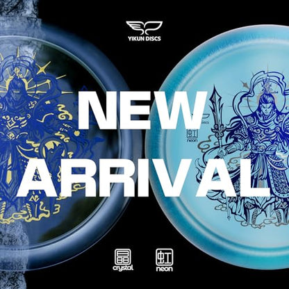 Yikun Disc Golf Overstable Driver|Maximum Stability for Headwinds & Doglegs|Laser-Straight Flight with Strong Hyzer Finish|Pro Worlds 2025 Limited Edition|PDGA Approved 170-176g - color: Transparent