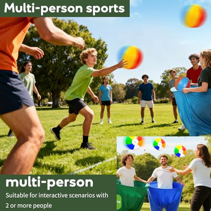 Granny Pants Yard Game with Balls, Giant Pants Catch Game, Outdoor Tossing Party Game for Family Reunion, Birthday, Backyard Fun for Adults & Teens - color: GREEN / YELLOW