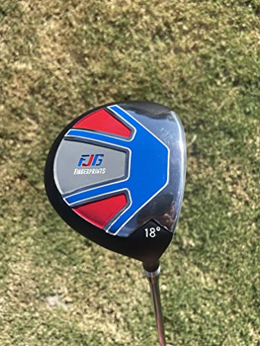 Fingerprints Junior Golf Club Set - Perfect for Junior Golfers - Left-Handed & Right-Handed Options - Complete Set in Multiple Sizes with Driver, Hybrid, 7i, PW, Putter & Stylish Stand Bag - size: Golf Club Set for 45"-52" tall