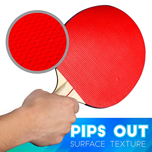 Franklin Sports Ping Pong Paddle Set with Balls - 2 Player & 4 Player Table Tennis Paddle Kit - Full Ping Pong Starter Kit - size: One Size, style: 4 Player Set