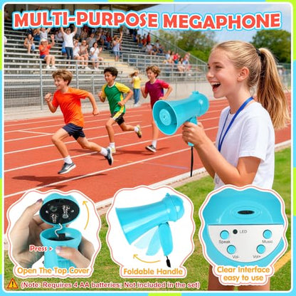77 Pcs Potato Sack Race Bags, 8-in-1 Outdoor Carnival Games for Kids and Adults, Bean Bags Ring Toss, Tug of War Rope, Megaphone, Field Day Games for Lawn, Backyard, School, Birthday, Family, Beach
