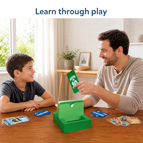 Skillmatics Guess in 10 Dinosaurs, Perfect for Boys, Girls, Kids, and Families Who Love Card Games, Toys, Travel Games, Gifts for Ages 8, 9, 10 & Up - style: Dinosaurs