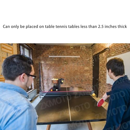 Ping Pong Robot Machine with 36 Different Spin Balls Table Tennis Robots Automatic Ball Machine for Training - color: Ping Pong Robot