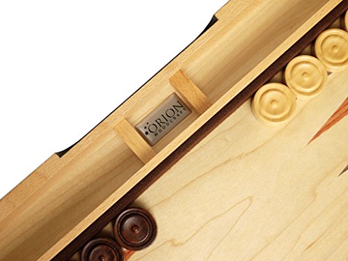 15-inch Retro Wood Backgammon Set - 2 Players, Ages 8+