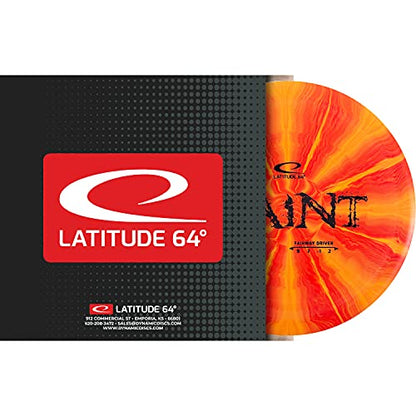 Latitude 64 Retro Saint Disc Golf Fairway Driver | Slightly Overstable Disc Golf Driver | Grippy Base Plastic | Fairway Driver Disc Golf Disc | Frisbee Golf Driver | 170g+ - color: Purple