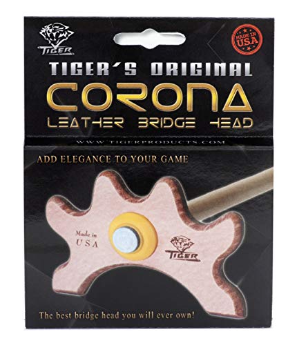 Tiger Corona Pool Cue Leather Bridge Head