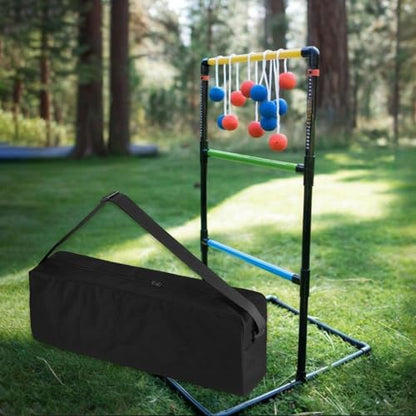 Ladder Toss Game Storage Bag - Duffle Carrying Case for Bolas & PVC Scoring (26.4x5.9x9.1 inch)