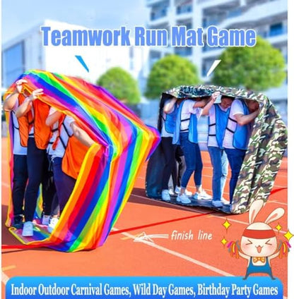 Teamwork Games Playing Run Mat Outdoor Party Family Games(Adult-20M) - size: Adult-20M