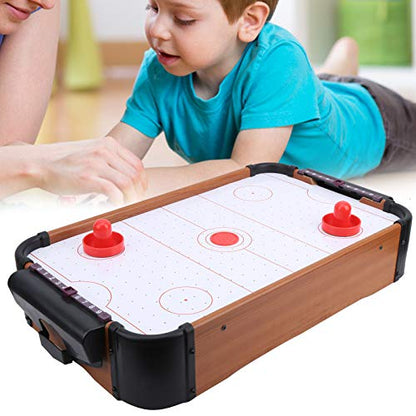 Air Hockey Table for Kids, Portable Air Hockey Game Toy Battery Powered Table Top Air Hockey, Easy to Assemble, Enhance Parent Child Affection and Enhance Friendship