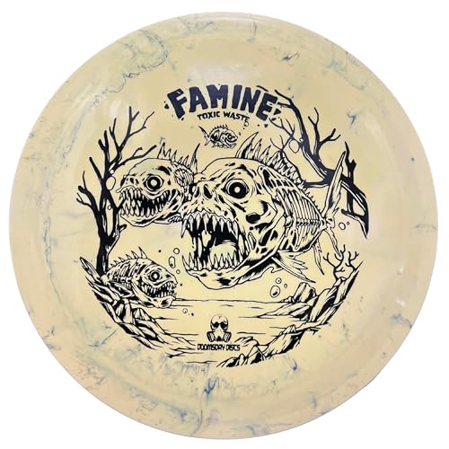 DOOMSDAY DISCS Famine Long Distance Driver | Excellent Flight for All Disc Golf Players | Long-Lasting Plastic