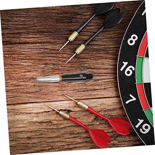 ibasenice Accessories Throwing Rotate Stems Short Shafts Soft Tip Flying Shaft Wear-Resistant Poles Replaceable