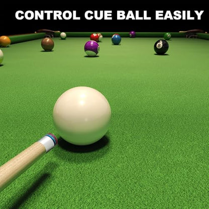 HomeSeason Pool Cue Stick 58" Billiard Cue Sticks 3D Printed Grip Professional Low Deflection Pool Sticks Maple Wood Pool Sticks 13mm Tip - color: 20oz