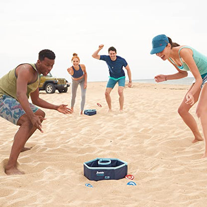 Franklin Sports Washer Set - (2) 12" x 12" Folding Targets - Portable Fun - Perfect for Beach, Tailgating, Parties - Replacement Bottle Cap Washers - style: Original Washers
