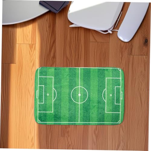 BESPORTBLE Kids Tabletop Football Game Mat Simulated Mini Soccer Field Play Mat for Boys and Girls Indoor Fingertip Foosball Toy for Party Fun