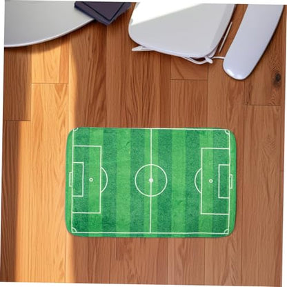 BESPORTBLE Kids Tabletop Football Game Mat Simulated Mini Soccer Field Play Mat for Boys and Girls Indoor Fingertip Foosball Toy for Party Fun