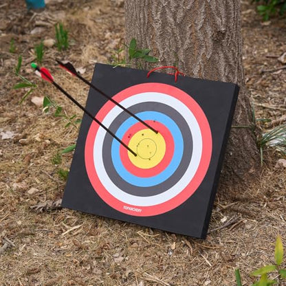TOPARCHERY 20'' Foam Archery Target High-Density Target Block Target for Backyard, Throwing Knife Target
