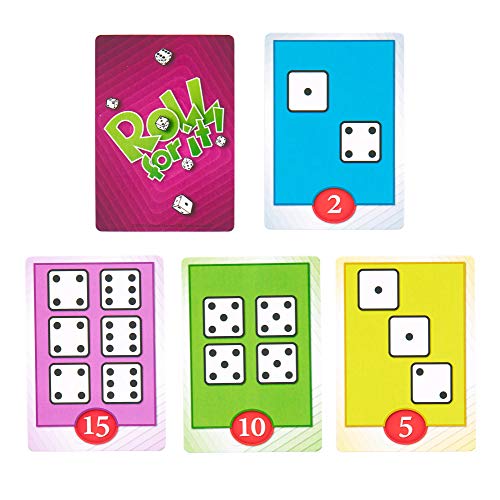 Calliope Roll for It! – Fast Dice Rolling Game of Luck & Strategy for 2–4 Players Ages 8+ | Quick Family Board Game Night Fun - Purple Edition