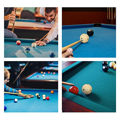 GSE Games & Sports Expert Billiard Practice Training Cue Ball, AAA-Grade PRO Cup Standard Pool Billiard Cue Ball (6 oz 2-1/4" Several Colors Available) - color: Red & Green