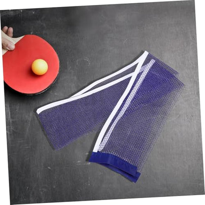 Portable Retractable Table Tennis Net with Metal Bracket Quick Setup Pingpong Net for Any Table Outdoor Training and Practice for Adults