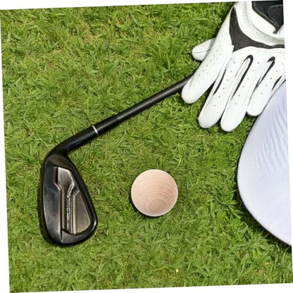 ERINGOGO Unfinished Wooden Craft Spheres Round Balls for Family Games and Backyard Fun Lightweight Replacement Croquet Balls for Outdoor Sports and Activities