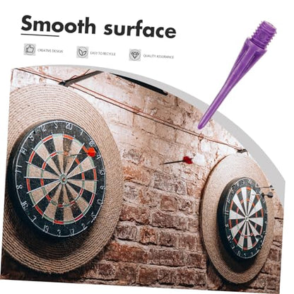 POPETPOP Soft Head Soft Tip Supplies Replacement Soft Tip Flights with Accessories Point Wear-Resistant Tips Soft - color: Purple