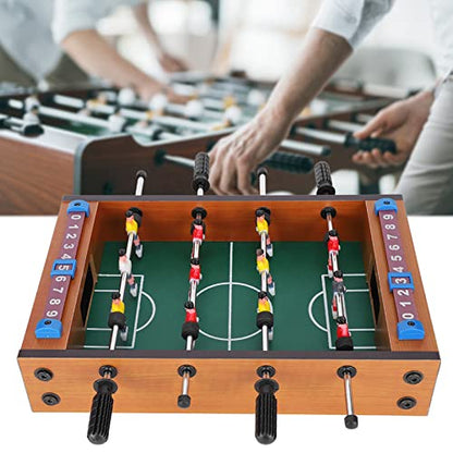 Mini Foosball Table 13.6 x 8.5in Foosball Table Soccer Game Table Soccer Game Small Foosball Table Game Fun for Game Rooms Party Family Night Travel