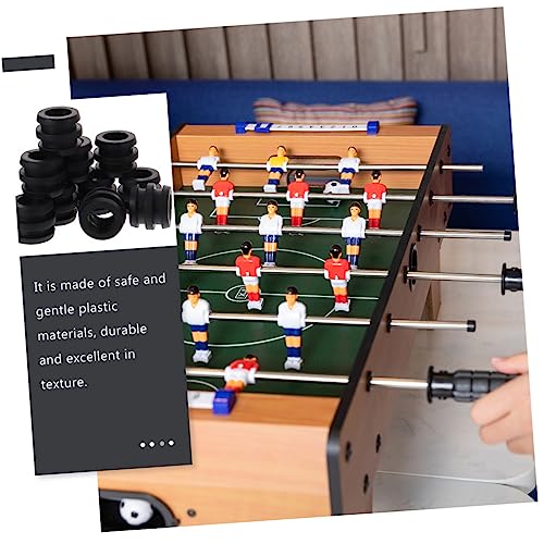 BESPORTBLE 15pcs Table Football Bushings Plastic Foosball Bearing Rods for Easy Replacement Compatible Standard Tables Practical Game Accessories