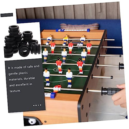 BESPORTBLE 15pcs Table Football Bushings Plastic Foosball Bearing Rods for Easy Replacement Compatible Standard Tables Practical Game Accessories