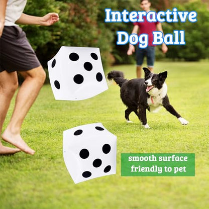 3Pack 13 Inch Jumbo Inflatable Dices,Fun Giant Large Inflatable Dice for Indoor Outdoor Board Game,Pool Party,Lawn Floor Games