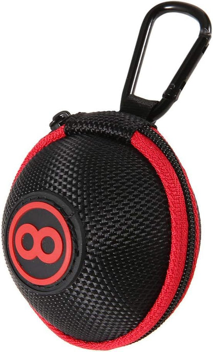 Lixada Cue Ball White1 PCS 57.2MM Clip-On Billiard Ball Holder 6 Red Dot Pool Cue Training Ball for Pool Training Balls with Carabiner Fits 2.2in Balls (Cue Ball Case)