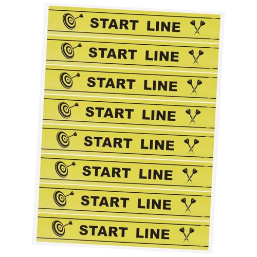 UKCOCO Dart Throwing Line Floor Markings Notice Line for Floor Marker Throwing Notice Marker Game Supplies
