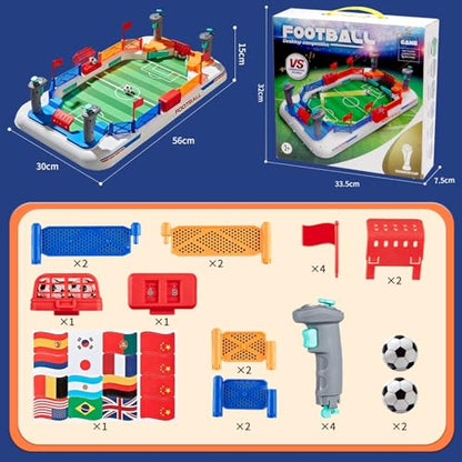 Mini Soccer Board Game for Kids: Foosball Table Toys for 3 4 5 6 7 8-12 Year Old Kids - Pinball Interactive Sports Game Age 3+ Indoor Home Party - Gift for Boys Girls Birthday Christmas Grandkids