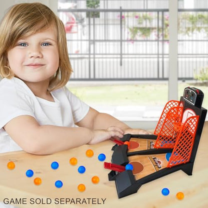 ArtCreativity Mini Basketball Tabletop Game with 20 Mini Balls or 24 Replacement Balls, 2-Player Desktop Arcade Basketball Toy for Kids and Adults - style: Replacement Basketballs