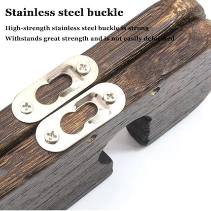 Wooden 6-Stick Pool Wall Mounted Cue Rack, Billiard Cue Holder, Horizontal Pool Organizer, Brown, 58*58cm, Classic Style, Playroom Essentials - color: Wood Color